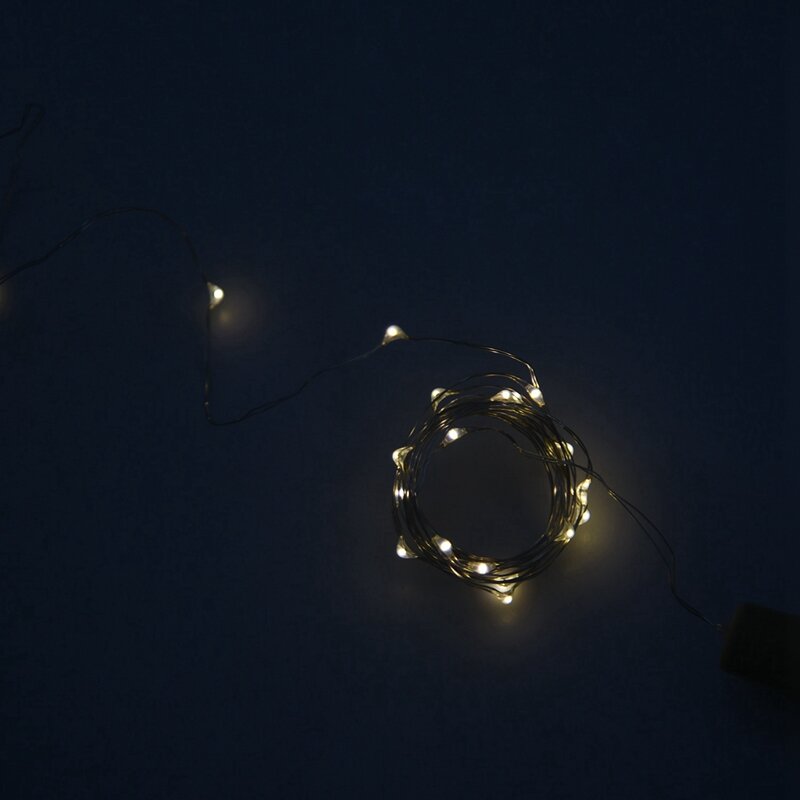 LED Cork Shaped Night Fairy String Luz, Natal Garrafa de Vinho Lâmpada, Festa Solar Celebração, 20 LED, 2m, 10pcs