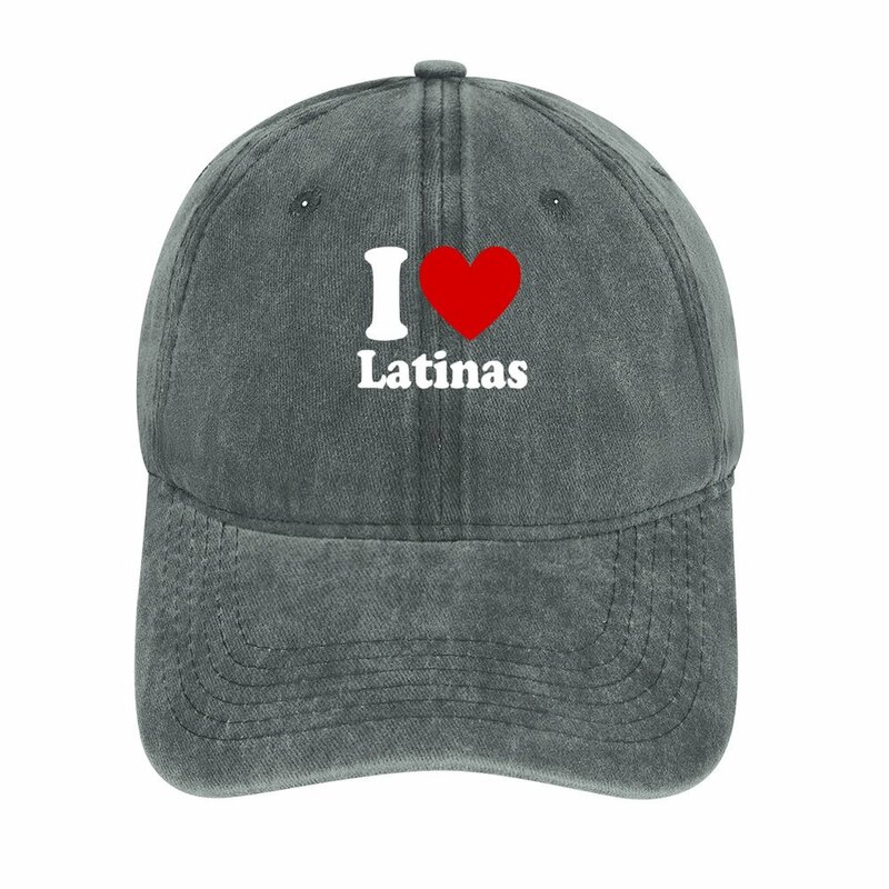 I Love หมวกคาวบอย latinas หมวกแสงอาทิตย์ป้องกันรังสียูวีหมวกทรักเกอร์สำหรับผู้ชายผู้หญิง