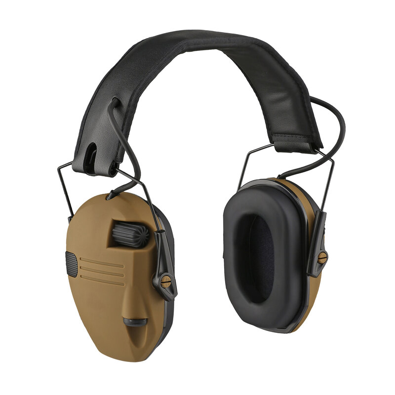 DulNoise-Casque antibruit pour la protection auditive, les cache-oreilles de tir électroniques, la chasse en plein air sont pliables