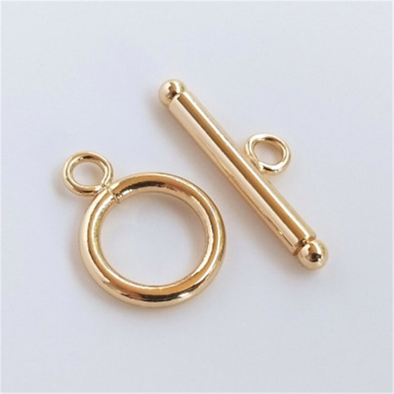 14k Gold Package OT bransoleta klamra kryształowy naszyjnik z pereł klamra połączenie klamra materiał DIY biżuteria akcesoria