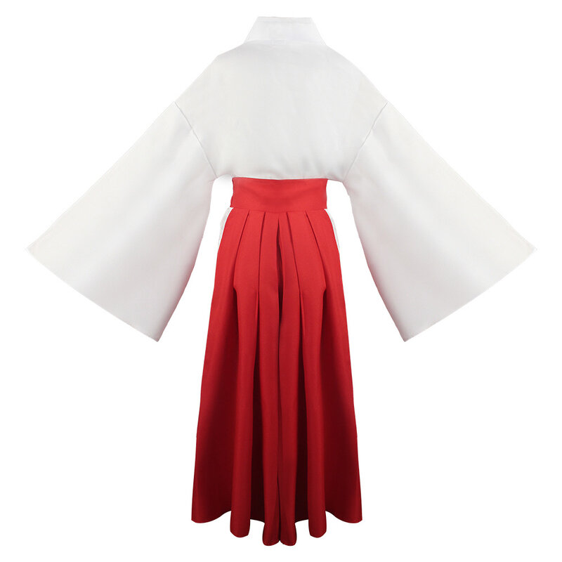 Костюм для косплея девушки Iori Utahime из аниме красные белые брюки юбка Кимоно Костюмы Топы платье Хэллоуин