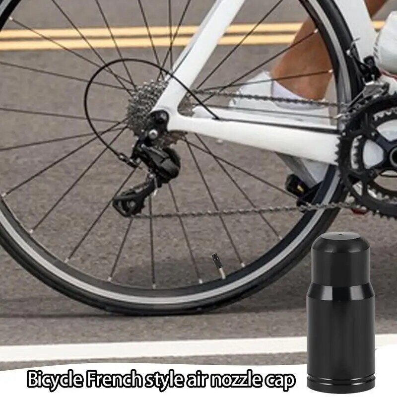 Tapas de válvula para bicicleta, tapas de válvula francesa, lisas, a prueba de polvo, para neumático de bicicleta