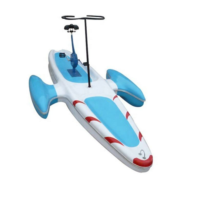 Bicicleta de agua de mar portátil Popular, bicicleta de pedal de agua acuática