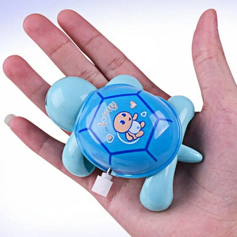 Funny Colorful Clockwork Toy Baby Kid Tortoise Running Clockwork Spring Toy for Newborn Baby Wind Up Toy  for Children Gifts