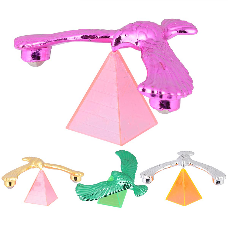 20 Sets Balance Bird Toy Eagle Toys Balancing Classic Pyramid Plastic Early Learning