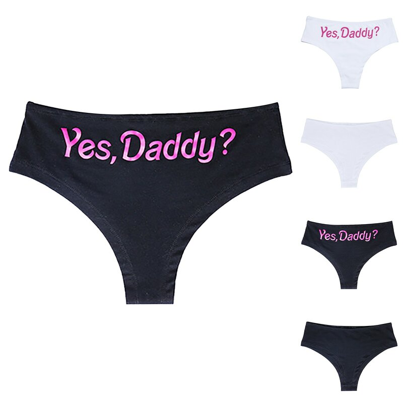 Vrouw Thong Sexy Ja Daddy Vrouwen Slipje Naadloze G-snaar Tanga Brasilera Mujer Thongs Minikini T-Back Lingerie Plus size