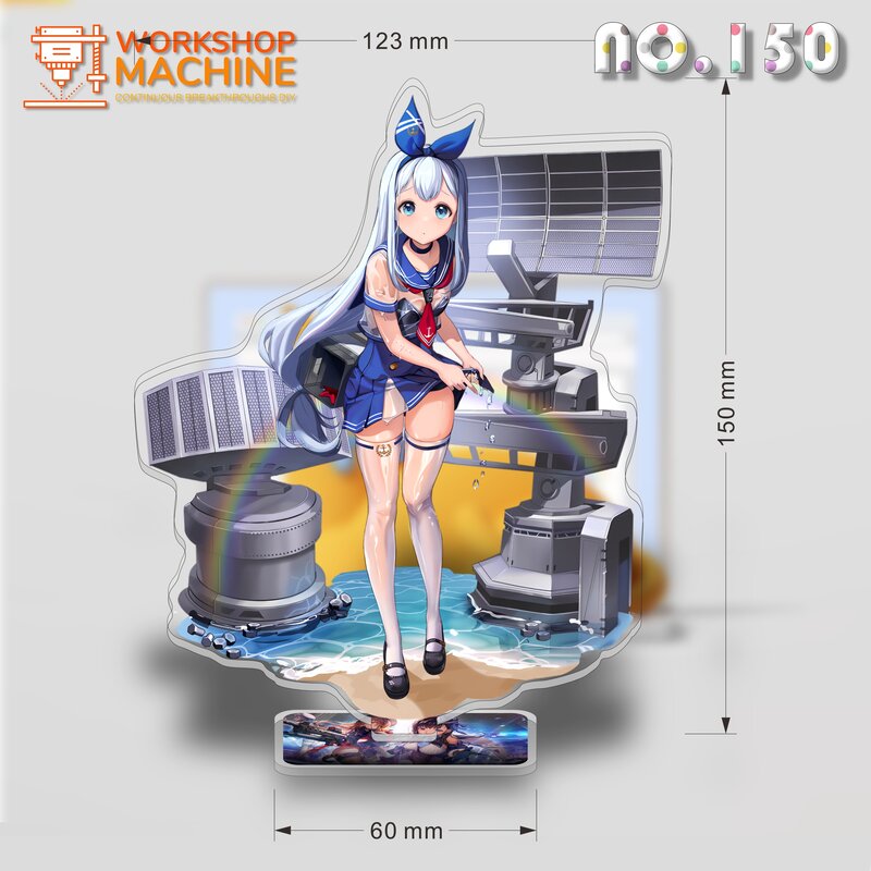 Godin Van De Overwinning Nikke Anime Anime Personages Acryl Display Stand Model Kantoor Desktop Teken Cadeau Pop Collectie Rekwisieten Figuur 15Cm