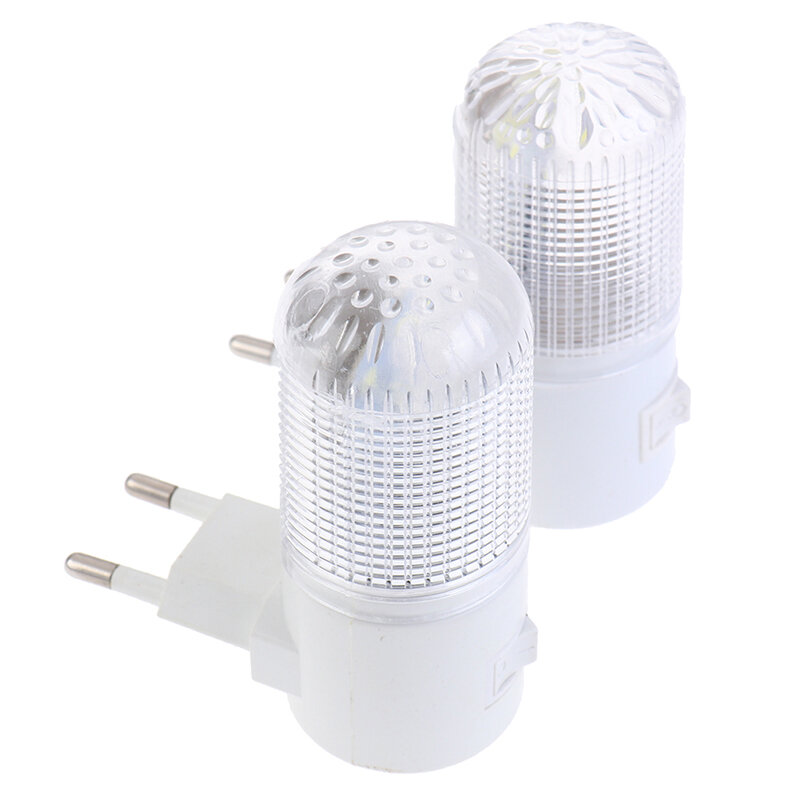 2pcs Emergency Light Wall Lamp Home Lighting LED Night Light EU Plug Bedside Lamp Wall Mounted Energy-efficient 4 LEDs 3W