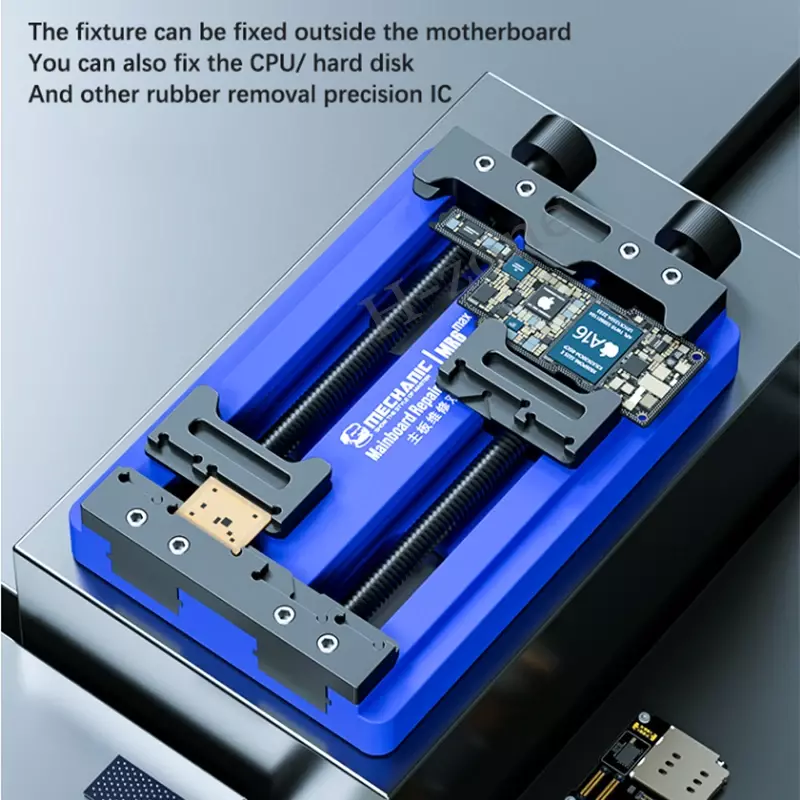 MR6ช่างขาตั้งสูงสุดแบบสองแกนเครื่องบัดกรีซ่อมโทรศัพท์มือถือสำหรับ iPhone Samsung motherboard PCB เครื่องมือบัดกรีชิป IC