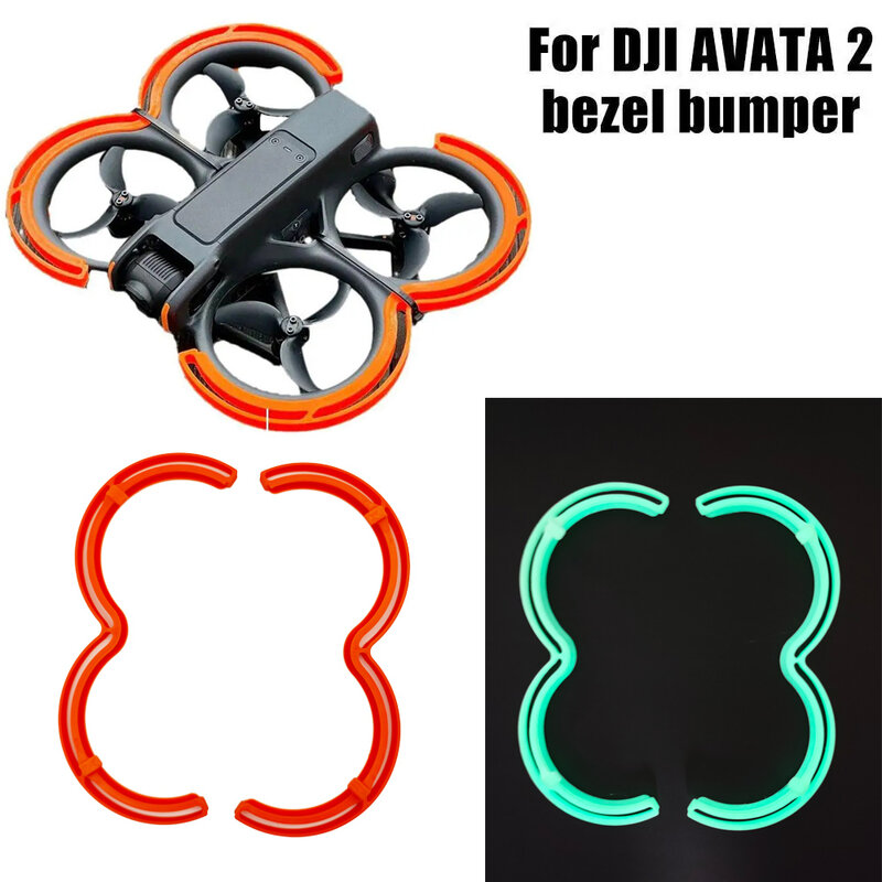 Anillo de parachoques protector para DJI Avata 2, accesorios de Dron, protector de hélice, protectores de impacto anticolisión, parachoques de utilería