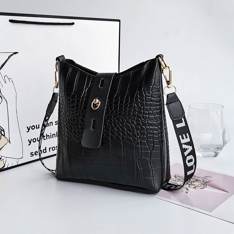 Крокодиловая сумка-мессенджер для женщин, сумка через плечо из искусственной кожи, 2022, женские роскошные высококачественные дамские сумочки, сумка-мешок