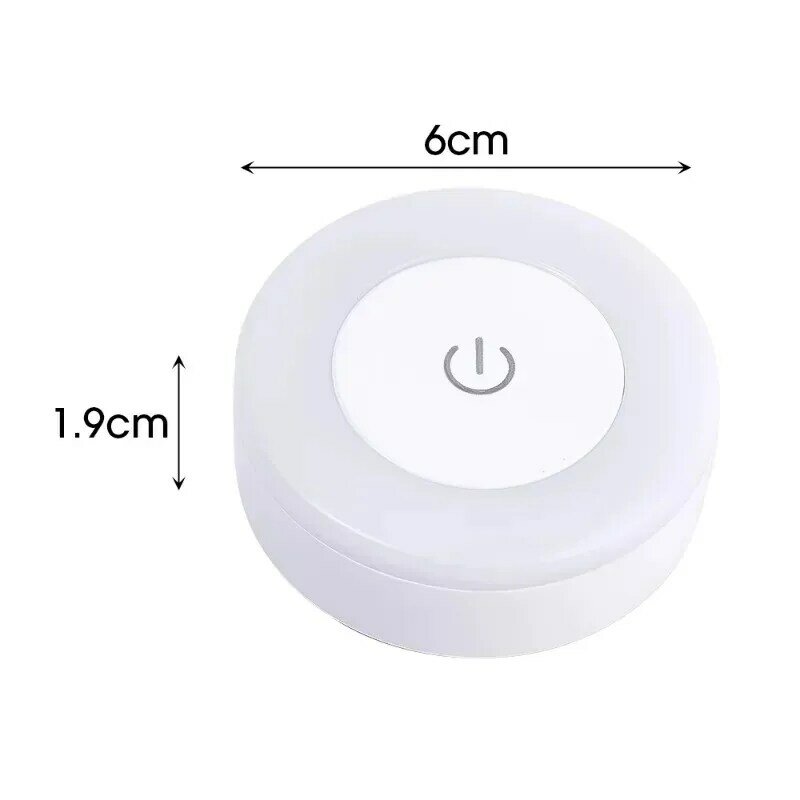 LED Touch Sensor Night Light 3 Modes Dimming Wall Lights Portable USB Rechargeable Night Lamp For Living Room Bedroom Lighting