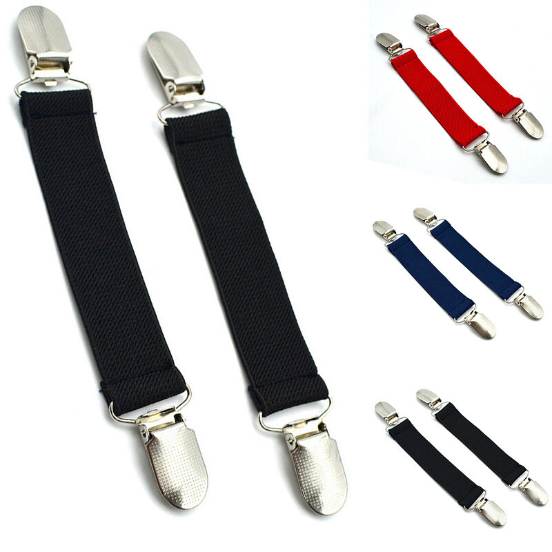 Men Clothing Adjustment Fixed Cushion Non-slip Clip Sock Single Garter Suspenders Braces Keep Suspender Garters Strap Clip