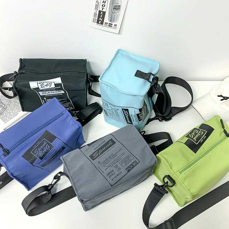 Tiptoegirls kleine Kapazität Reisetaschen für Frauen wasserdichte Oxford wochen ende Umhängetasche Quader Design Sporttaschen 5 Farben Buchstaben