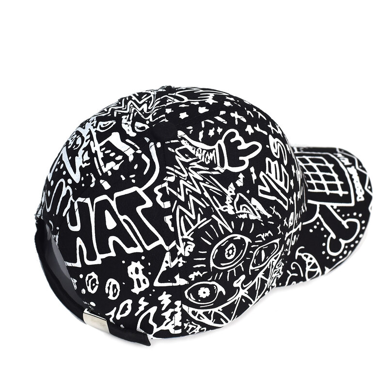 Occhi graffiti ricamo berretto da baseball moda outdoor hip-hop papà cappello casual cappelli selvaggi berretti sportivi cappelli da sole