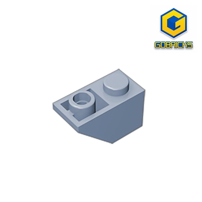 Gobricks GDS-597 pendenza, invertita 45 2x1 compatibile con lego 3665 pezzi di blocchi educativi fai da te per bambini tecnici