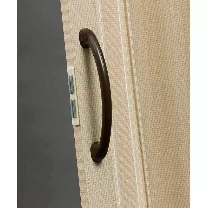 Deco Folding Door 36-inch x 80-inch Linen Color Quiet, smooth and easy to install