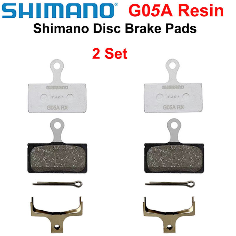 1/2 paia Shimano G05A-RX pastiglie freno a disco G02A G03A aggiornamento G05A eBike nominale Resin-Y2R298010