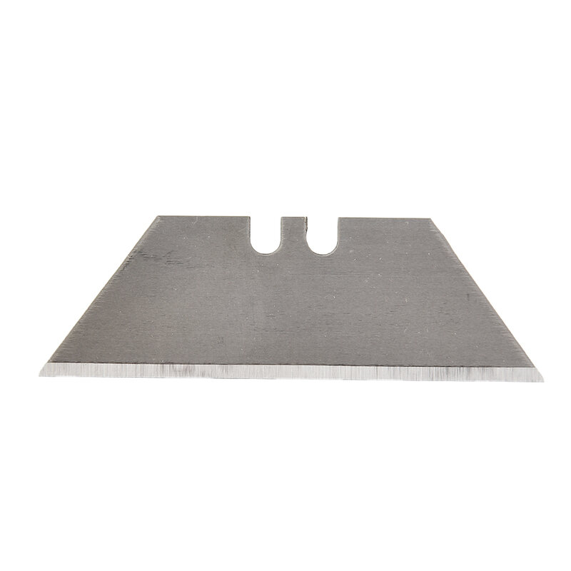 Cuchilla Trapezoidal de acero al carbono, herramienta manual de corte multifunción, de repuesto, plateada, 60x18mm, para artesanía artística, para el hogar