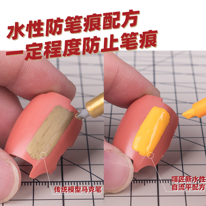 งานอดิเรกรุ่นเครื่องมือรุ่น Mio ปากกาเน้นข้อความแบบน้ำเคลือบสีพื้นฐานเคลือบเสริมหัวคู่รสจืด