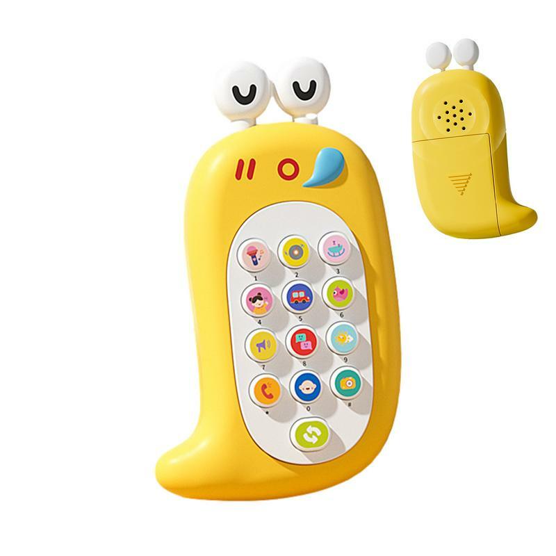 Giocattolo per cellulare per bambini bambini finta giocattolo per telefono apprendimento e musica finta di giocare a cellulare giocattolo educativo per bambini compleanno