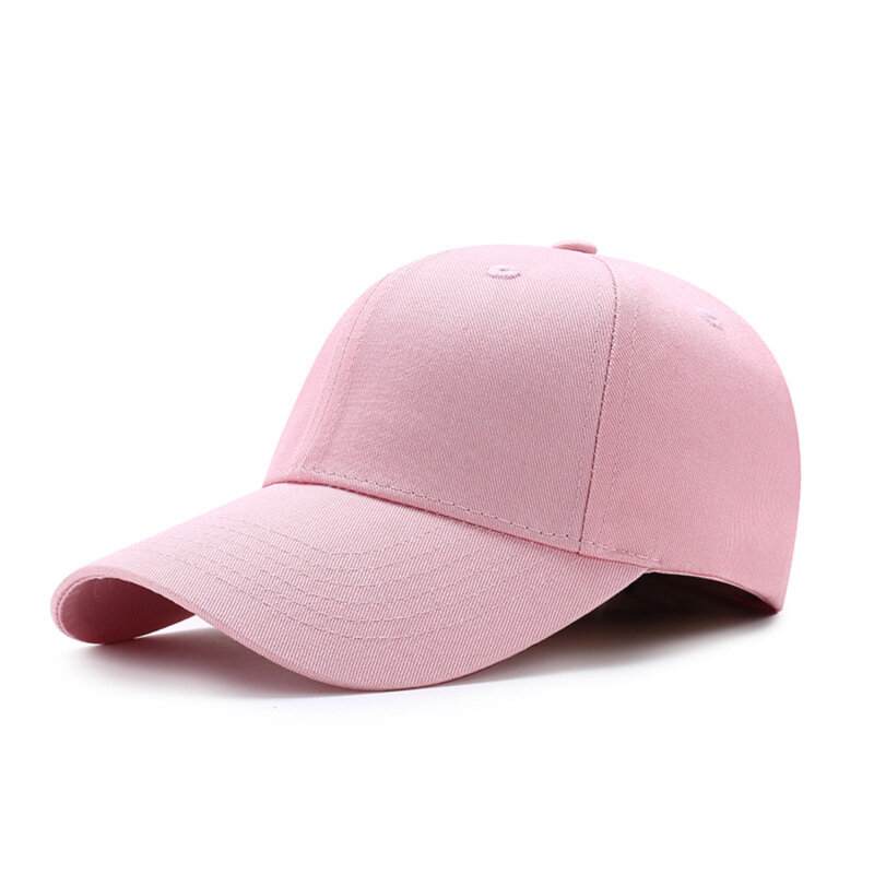 Topi lidah bebek kancing perunggu pria/wanita, topi olahraga bisbol polos Logo kustom musim semi/musim panas
