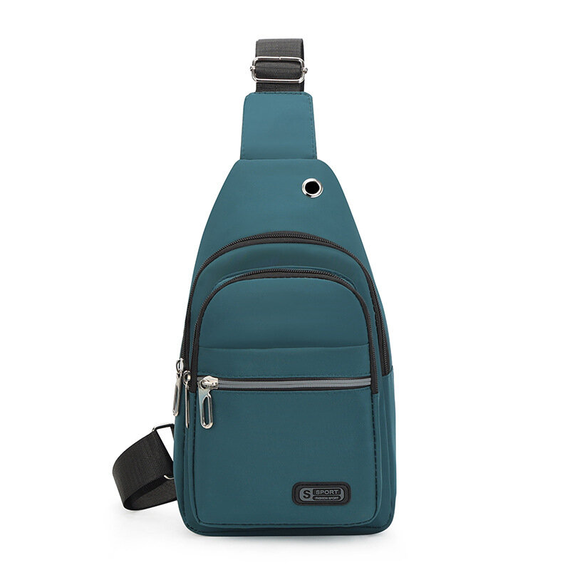Neue BH-Tasche Modetrend Oxford Stoff Rucksack lässig Umhängetasche Brusttasche Gürtel tasche Cross Bodybag für Outdoor-Wanderungen