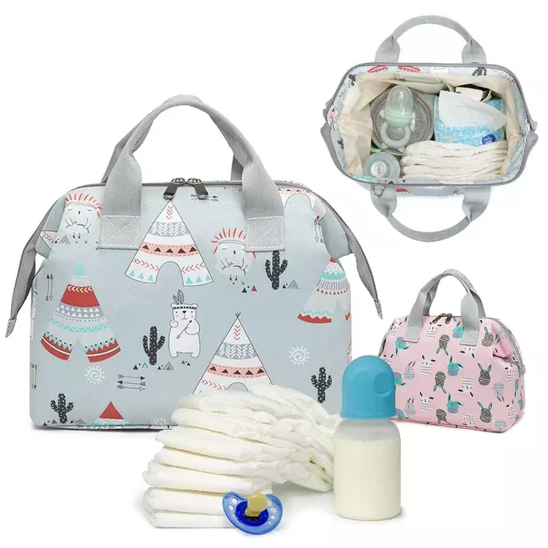 Bolsa de pañales para bebé, bolso de viaje de maternidad, cambiador de pañales para recién nacidos, novedad