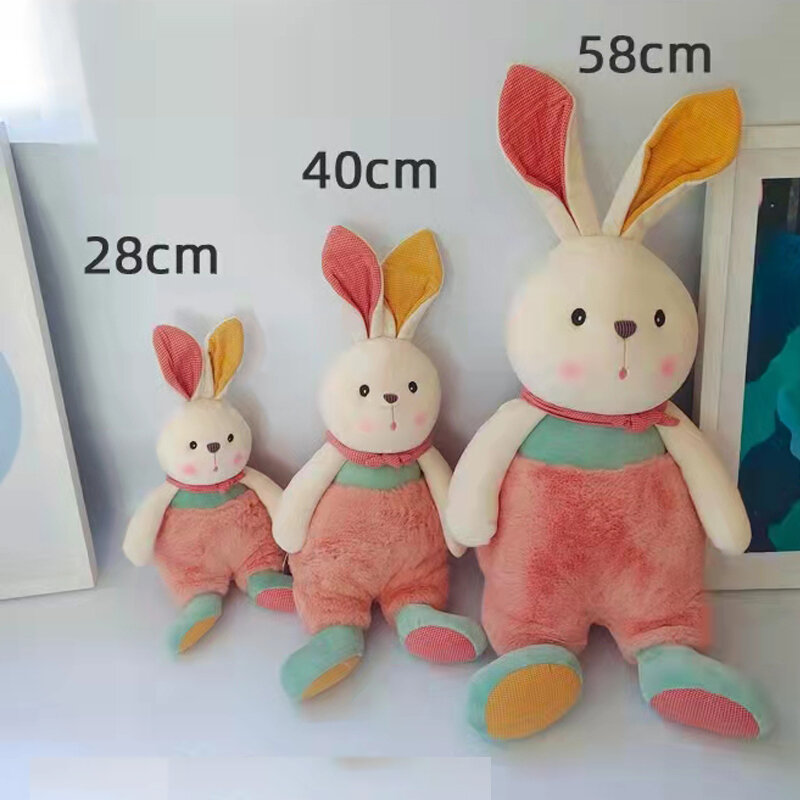 Juguetes de peluche de conejo para niños, muñecos de ganso Amin, oso grande, almohada de abrazo, juguetes para dormir, 28/40cm