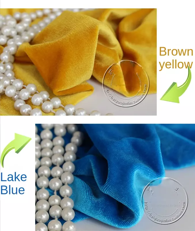 Rozciągliwa tkanina aksamitna pogrubiona przez licznik na obrusy sukienki zasłony do szycia zimowego miękkiego gładka tkanina Drape Diy dekoracyjne
