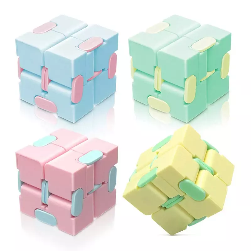 Magic Puzzle Cube para Adultos e Crianças, Anti Stress Relief, Infinite Flip, Funny Sensory Toys, Special Needs, Xmas Gifts