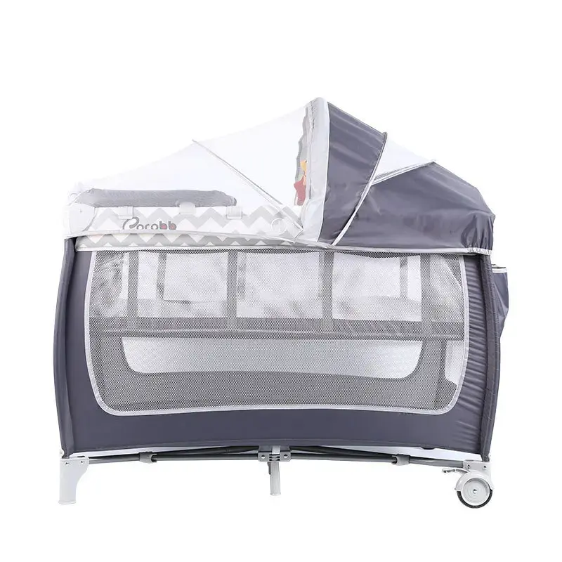 휴대용 접이식 다기능 아기 요람, 신생아 접합 퀸 침대
