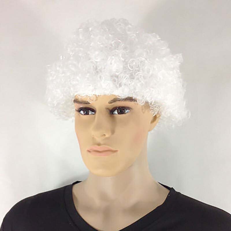 Halloween Round Explosion Hair Wig Cosplay Dance Party Hairpiece Colourful Funny Clown Fans Afro Hairstyle For Children  Adult