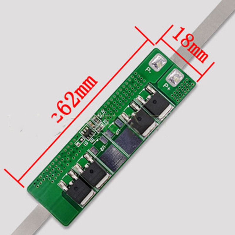 1S 3.7V 2A 3A  BMS Li-ion Battery Protection Board PCB Overcharge Overdischarge Protect Module for 18650 Lithium Battery