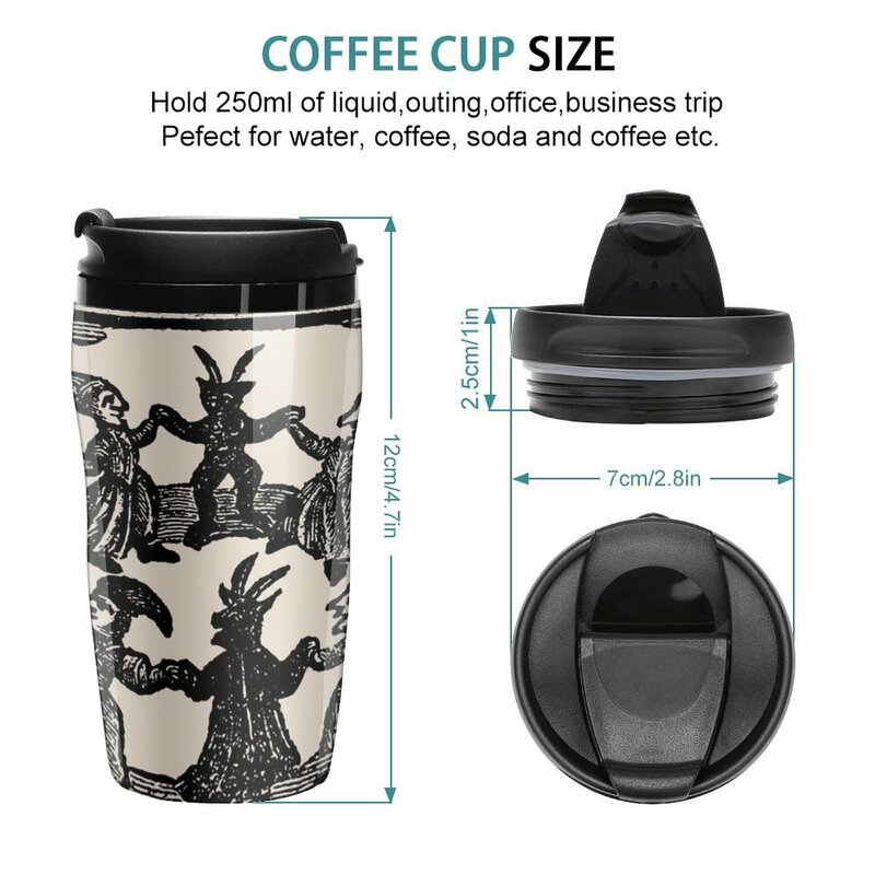 마녀 원형 댄스 여행 커피 머그잔, 커피용 대형 컵, 아름다운 차 머그잔, 창의적인 차 머그잔