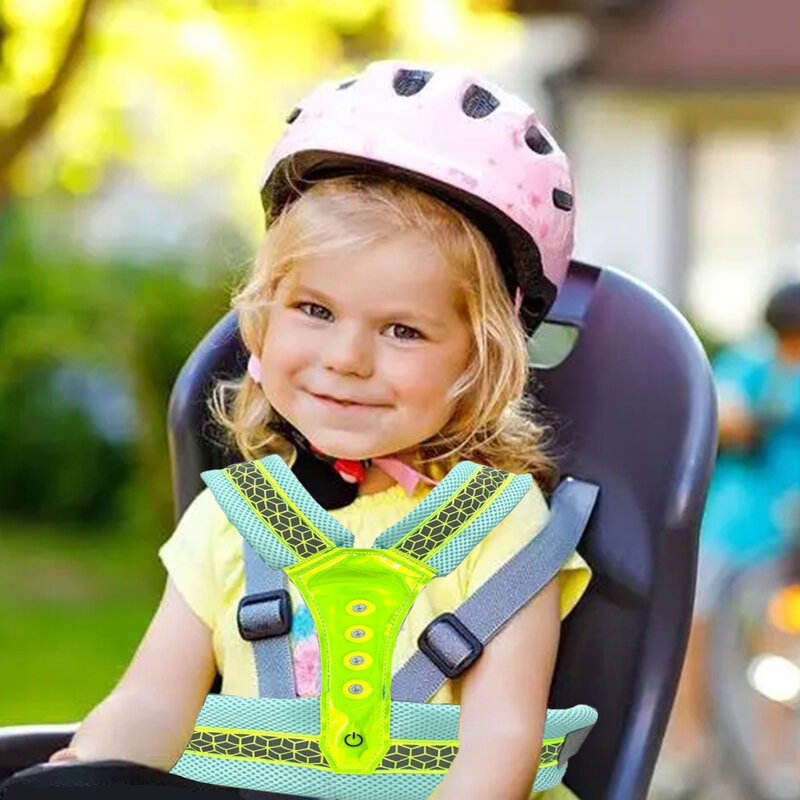 الطفل دراجة نارية سلامة تسخير الاطفال دراجة نارية تسخير حزام الأمان عاكسة تنفس الكتفين الركاب تسخير مكافحة قطرة
