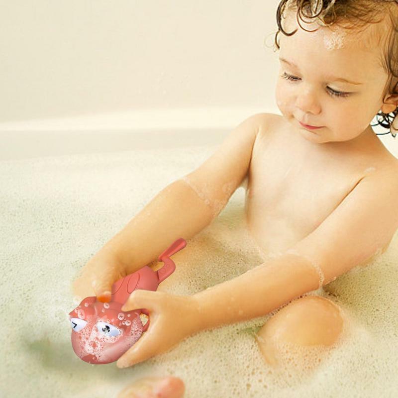Animais bonitos brinquedo de banho brinquedos de água de natação crianças lavar jogar presente engraçado multi-tipo wind up tartaruga golfinho sapo elefante brinquedo de banho