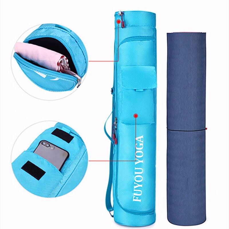 Gym Outdoor Large Capacity Waterproof Sports Bag Multifunction Pocket Yoga Mat Bag Carrier Knapsack Fitness Bag Yoga Mat Holder