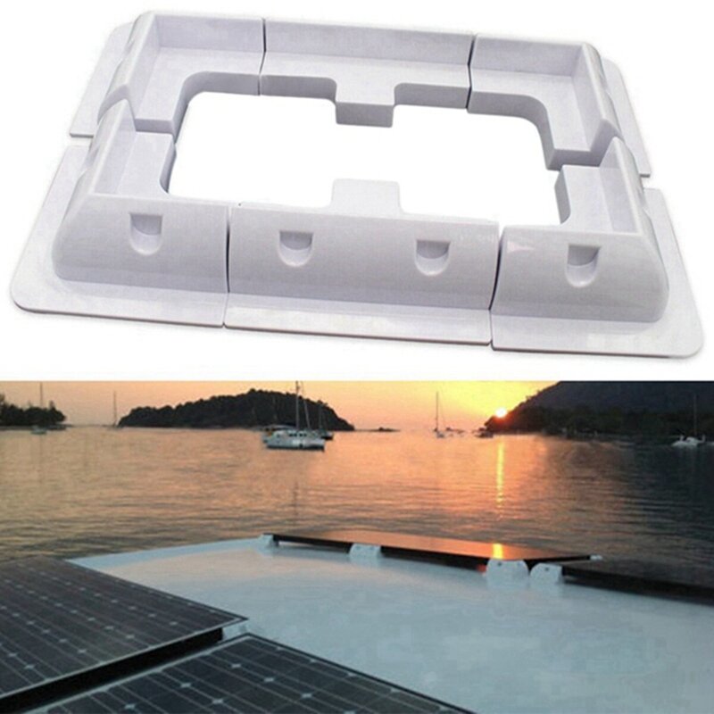 Kit staffa di montaggio laterale ad angolo per pannello solare 14 pezzi per caravan Camper RV camion autobus barche yacht