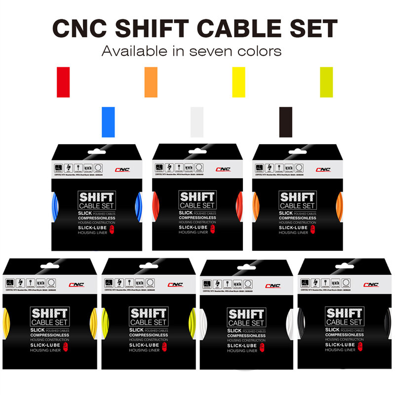 CNC kabel pemindah gigi sepeda jalan MTB, Kit perumahan untuk Shimano Sram kabel kawat pemindah gigi belakang 3500mm SC680