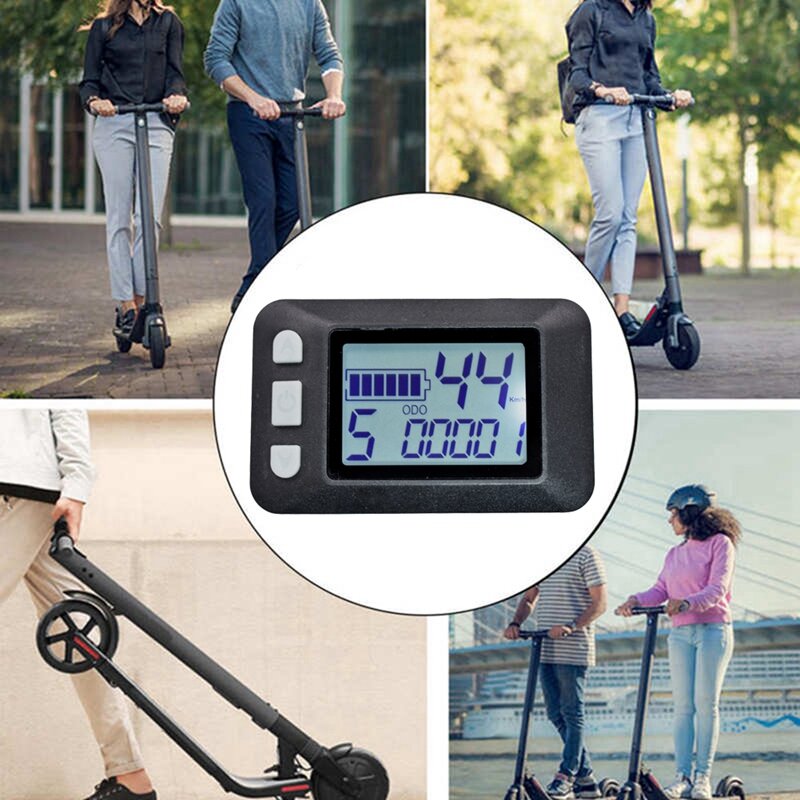 Écran LCD P9 pour compteur de vélo électrique, tableau Prada, pièces pour scooter électrique, prise SM, 6 broches, 24V, 36V, 48V, 60V