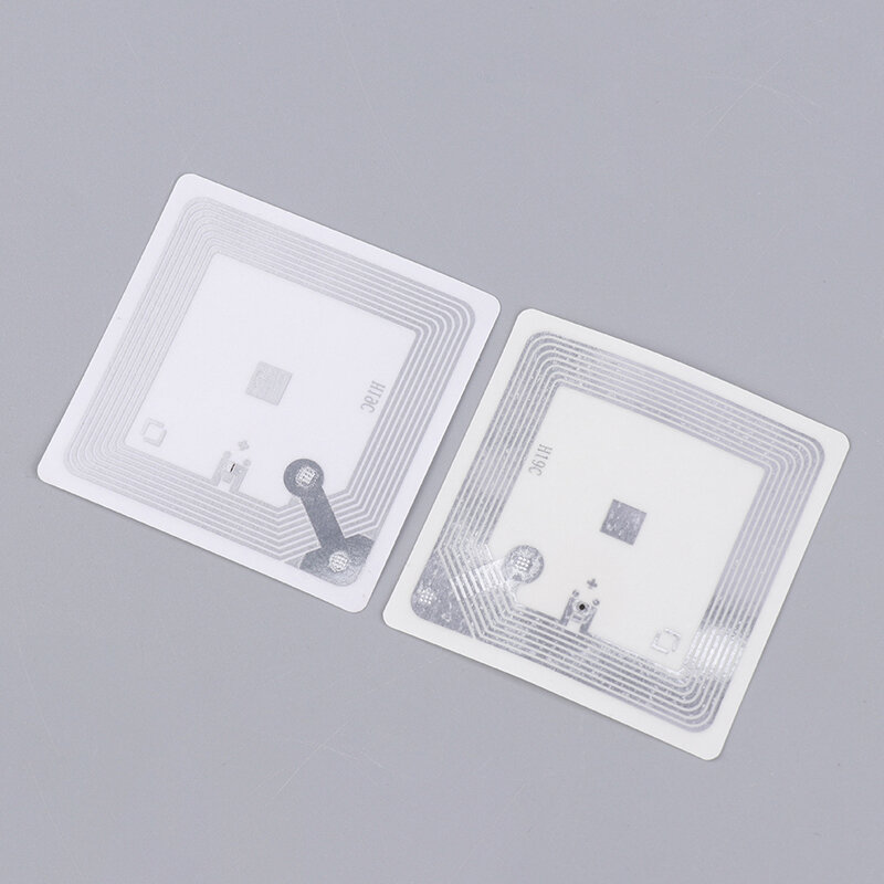 RFID NFC 태그 스티커 ICODE-SLIX 접착 라벨, 책 도서관, 13.56Mhz, 10 개