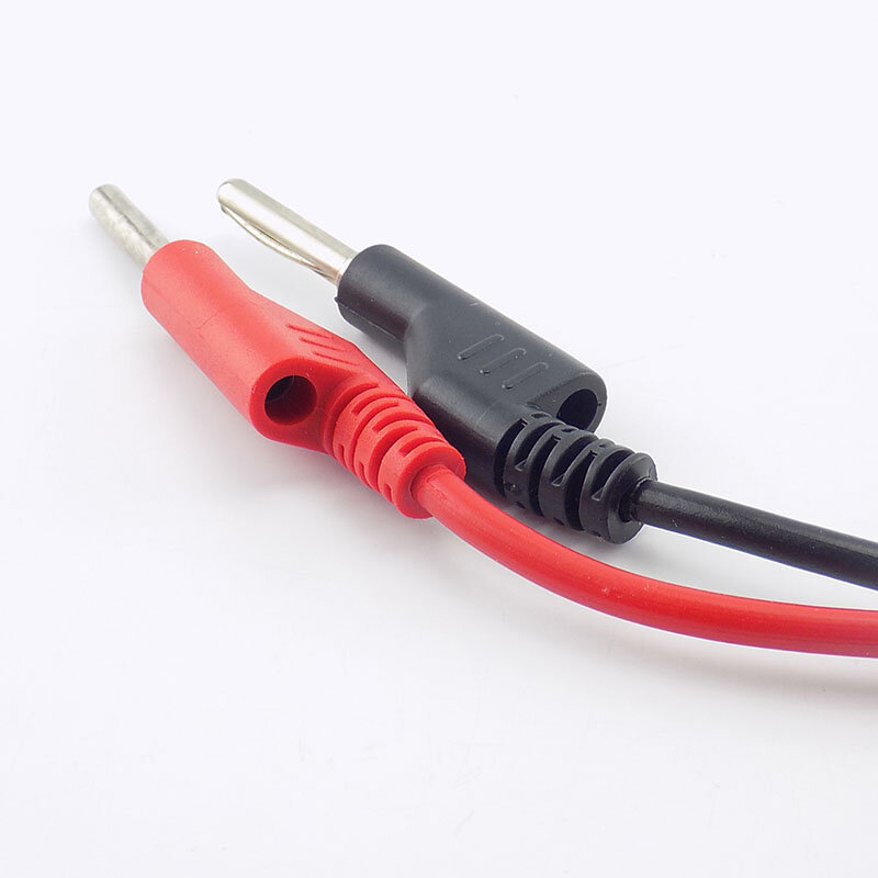 1M Double-end electrical Banana Plug and Alligator Clip Crocodile wire Test lead Wire Line 15A multimeter DIY Connector H10