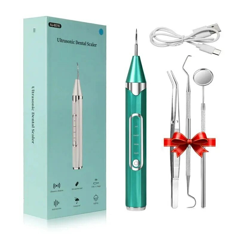 Dental Scaler Ultrasonic Scaler Tooth Cleaner Dental Stone Removal Electric Sonic Plaque Remover for Teeth Stain Tartar