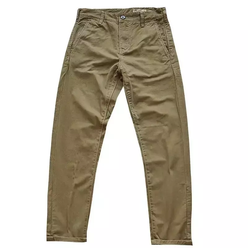 2024 Mens New Cargo Pants American Retro Heavy-duty Workwear Pants Man Wear-resistant Loose Straight Leg Pants Casual Trousers
