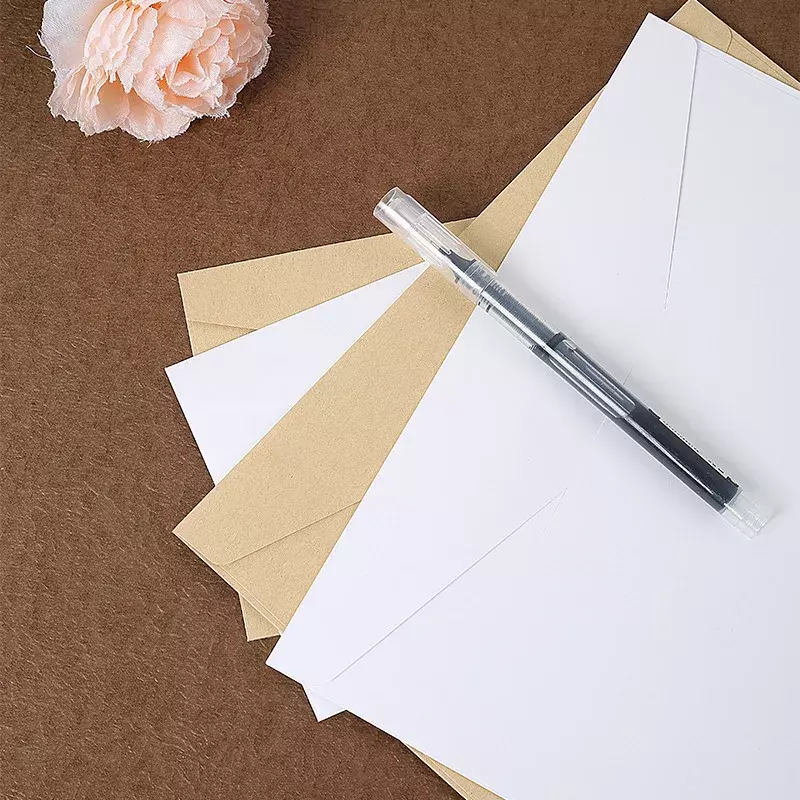 50 teile/los hochwertige Umschlag 150g Kraft papier umschläge westliche Retro-Umschläge für Hochzeits einladungen Geschäfts briefpapier
