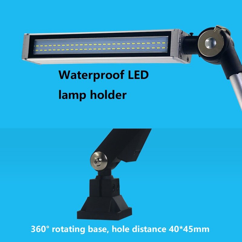 Waterproof Led Machine Tool Light CNC 10W Waterproof Industrial Lamp Foldable Flexiable Long Arm Milling Lathe  Light