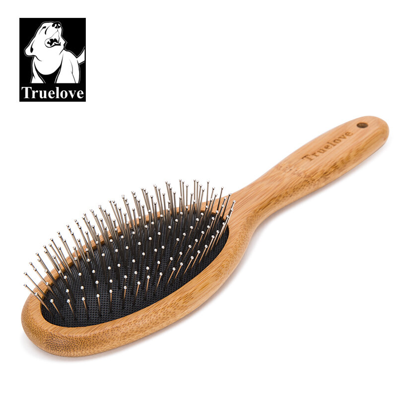 Truelove Pet Comb Hair Removal Soft Comb Wooden Handle Pet Massage Brush Dog Accessories Pet Grooming Comb for Dog Cat TLK19131