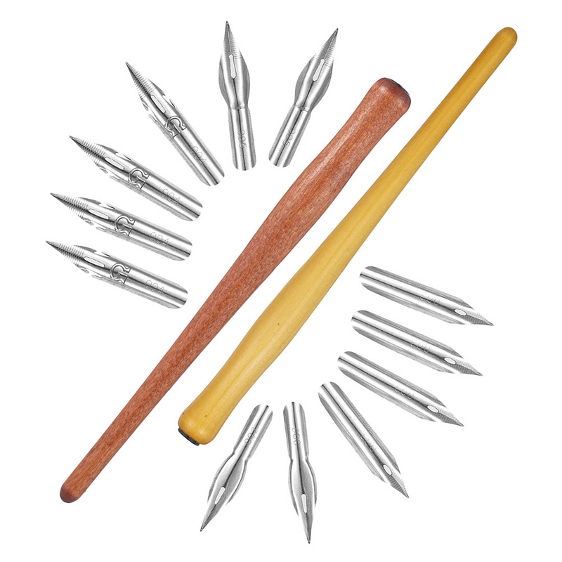 قلم تراجع متعدد الوظائف ، قلم حبر جديد ، قلم غمس أنيق ، مجموعة واحدة