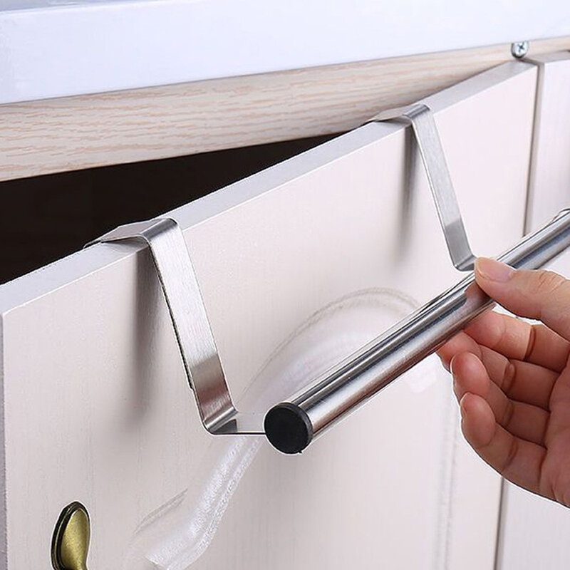 Вешалка для полотенец над дверью вешалка для полотенец подвесной держатель из нержавеющей стали для ванной кухни шкафа белая черная вешалка для полотенец вешалка для полок